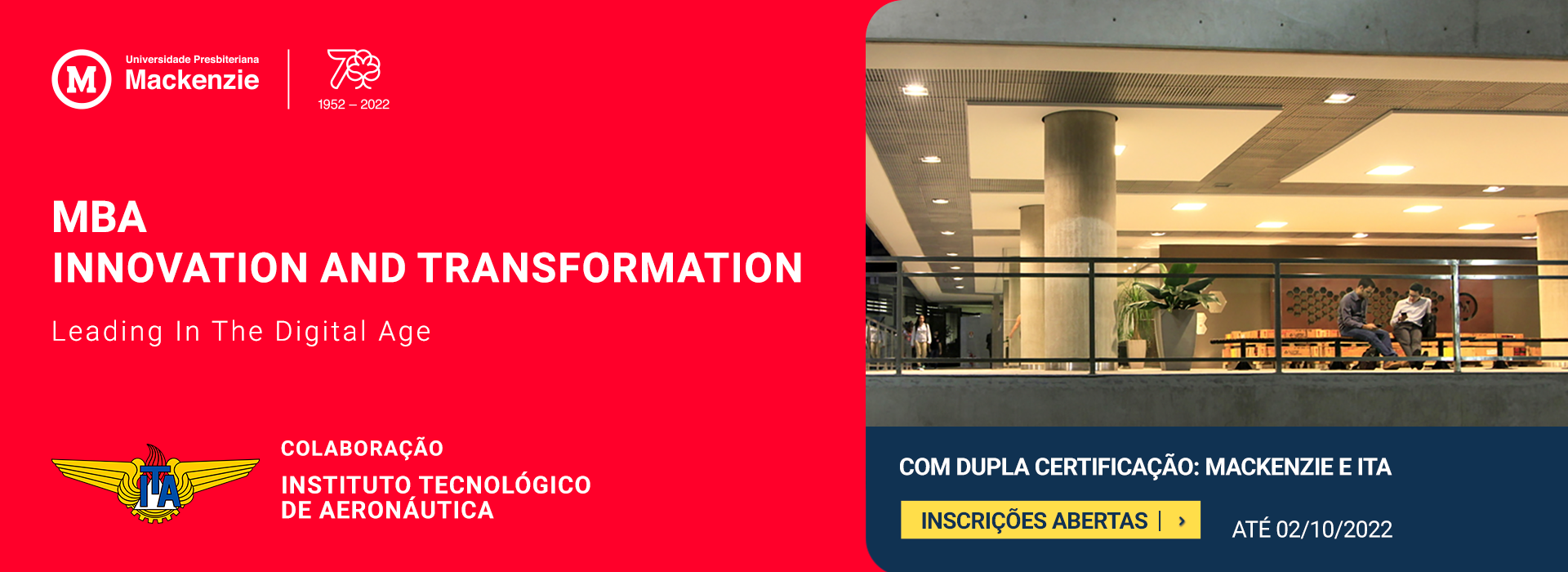 MBA Innovation and Transformation: novo curso com colaboração do ITA