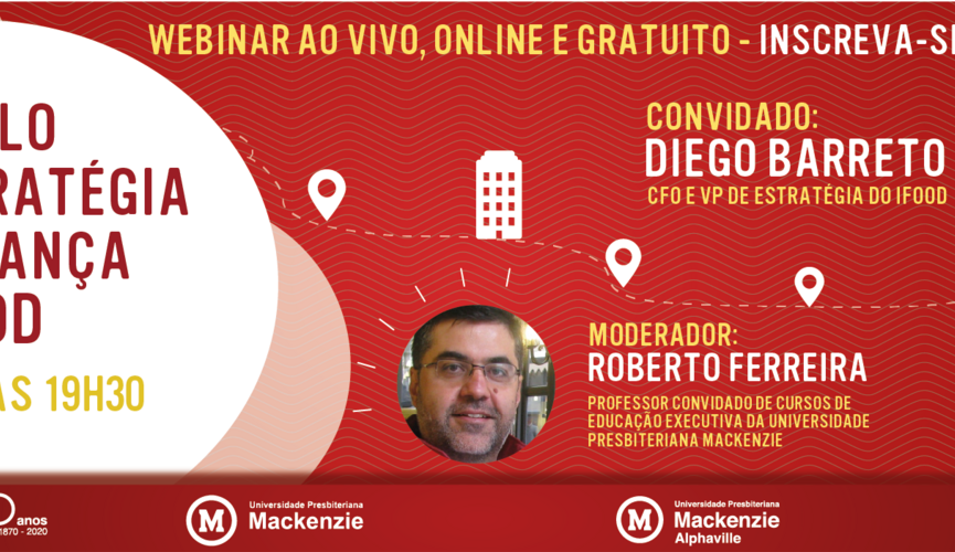 Imagem sobre o webinar: O Modelo de Estratégia e Liderança do iFood