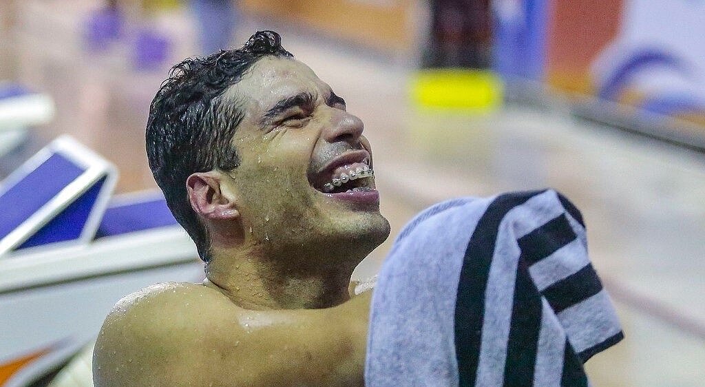 Daniel Dias sorrindo após conquista.