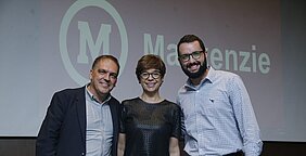 Arnaldo Lorençato, Renata Lo Prete e Rafael Fonseca.