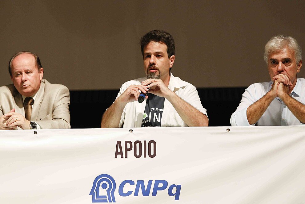 Benedito Guimarães Aguiar Neto, Cristiano de Matos e Marcos Pimenta.