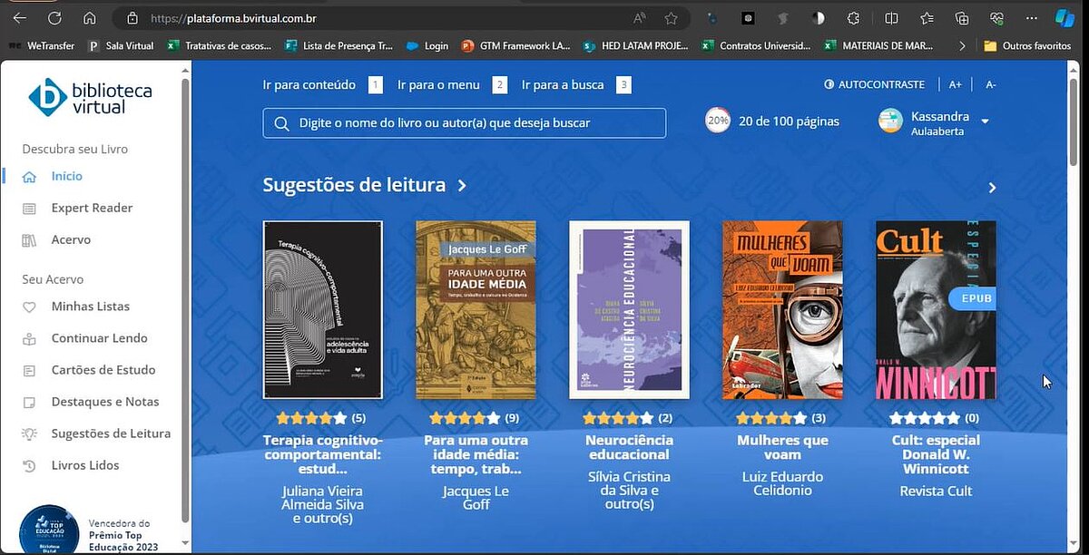 Capacitação Biblioteca Virtual Universitária (BV Pearson) - Plataforma ...
