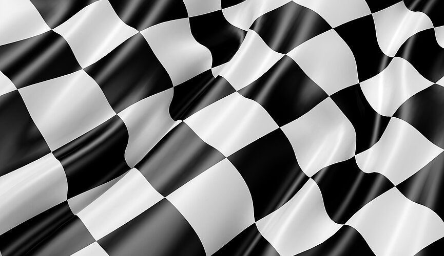 Bandeira quadriculada de corrida