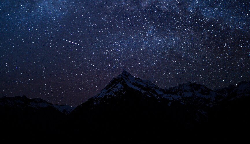 noite de céu estrelado