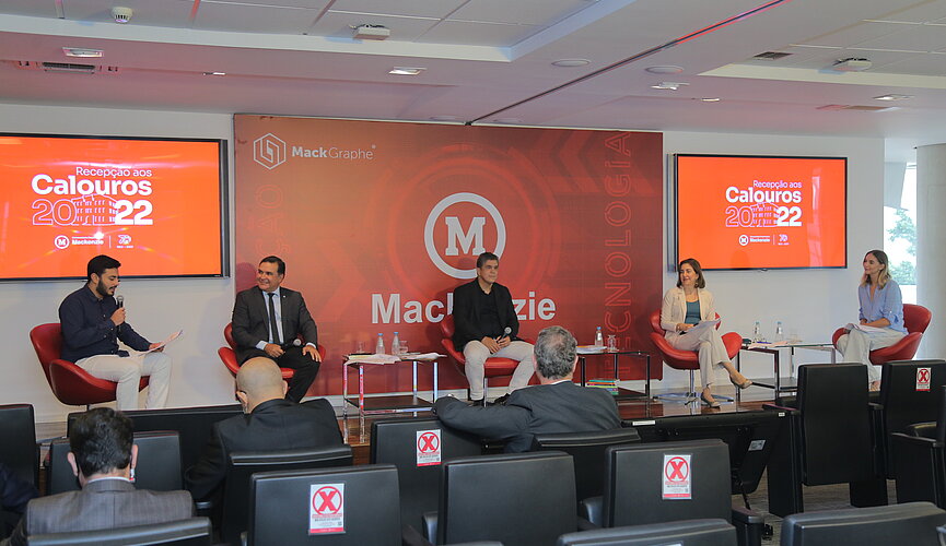 Foto da Recepção aos Calouros do primeiro semestre de 2022