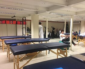 Macas onde os pacientes fazem os exercícios