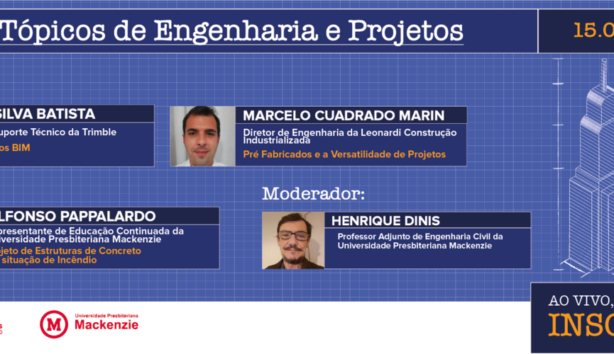 Banner com fotos dos palestrantes do Webinar