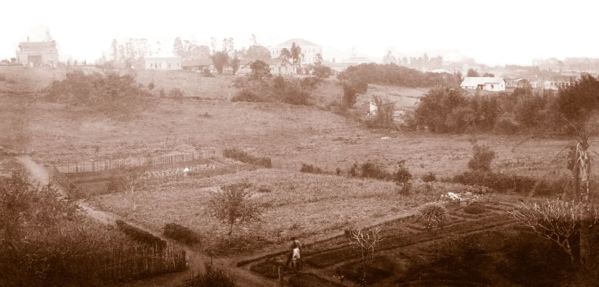 Terreno do campus do Mackenzie de Higienópolis, em 1879