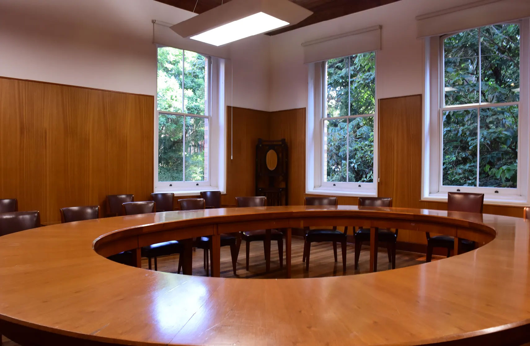 Salão do Centro Histórico e Cultural Mackenzie, no campus Higienópolis