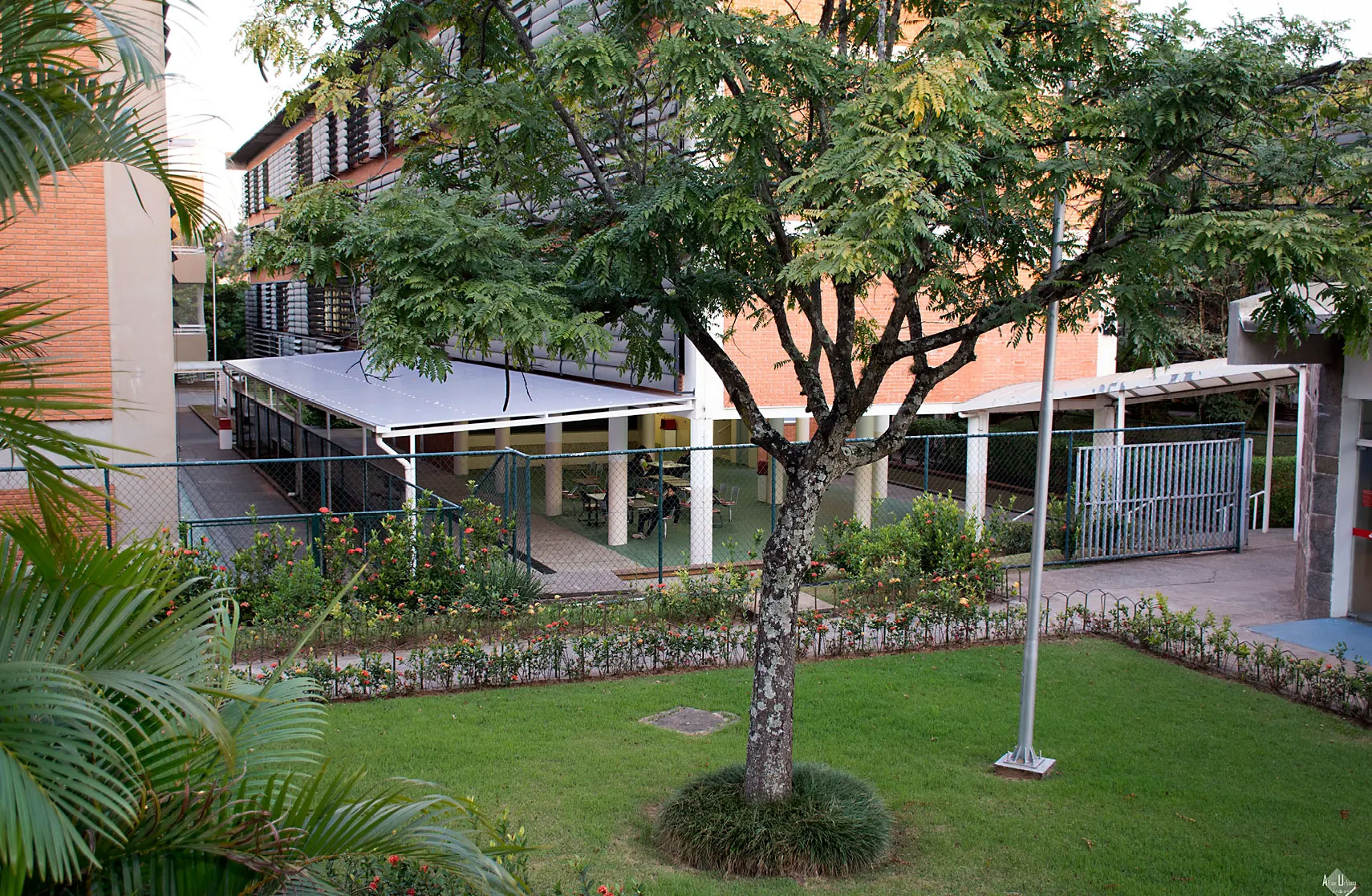 Vista interna do Colégio Mackenzie Tamboré