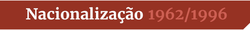 Vinheta: Nacionalização 1962/1996