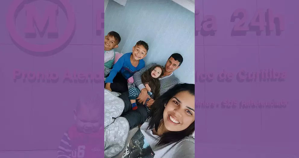 A família de Bernardo reunida